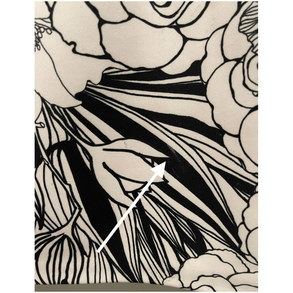 KEEPSAKE Black Navy Blue Floral Sleeveless Mini Dress - Picture 5 of 6